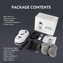 Electric window cleaner - vacuum robot - with remote controlRobot vacuum cleaner