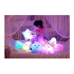 Cuscino a forma di stella - con LED - 40 * 35 cm