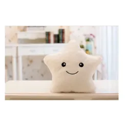 Stjerneformet pute - med LED - 40 * 35 cm