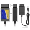 DiagnósticoLectura automática de código OBDII OBD2 a través de USB - mensaje de error de lectura - diagnóstico - ELM327 ELM 327