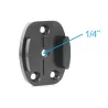 CNC aluminium fladt spænde montering - quick release - til GoPro