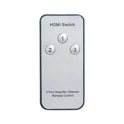 Conmutadores HDMI3 a 1 - Conmutador HDMI con control remoto - Divisor HDMI