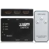3 til 1 - HDMI Switcher med fjernkontroll - HDMI Splitter