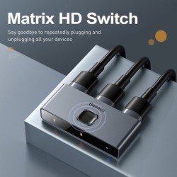 Baseus - 4K HD switch - HDMI-kompatibel adapter