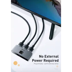Baseus - 4K HD Switch - HDMI-kompatibler Adapter