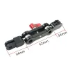 Aluminiumsarm - hjelmbeslag - 360 graders justering - til GoPro