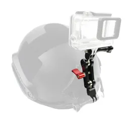 Aluminiumsarm - hjelmbeslag - 360 graders justering - til GoPro