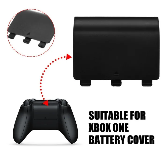 Xbox One Controller – Batteriefachabdeckung – schwarz