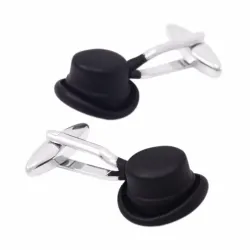GemelosGemelos de moda - sombrero negro