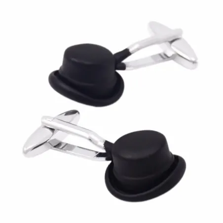 GemelosGemelos de moda - sombrero negro