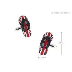 Stylish cufflinks - slippersCufflinks