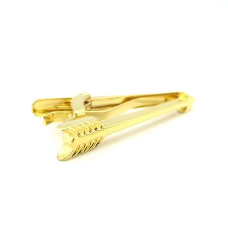 Elegante Krawattennadel - goldener Pfeil