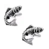 Sølv mansjettknapper - stor fisk