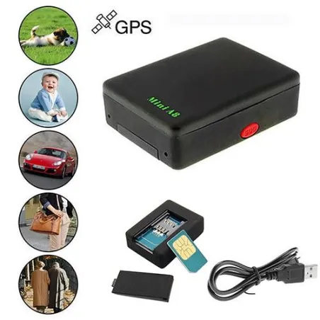 Mini A8 GSM / GPRS / GPS tracker - kjøretøy - barn