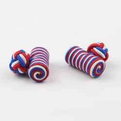 GemelosCilindros / nudos trenzados de colores - gemelos
