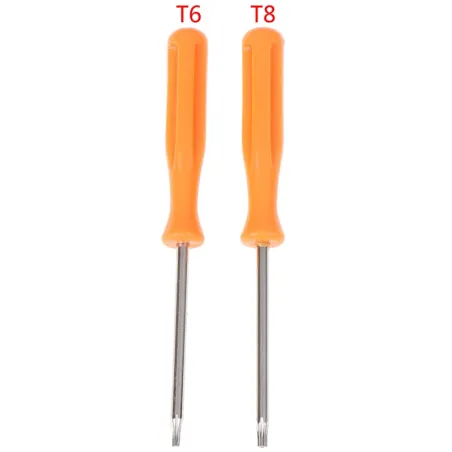 Jeu de tournevis - torx T6 / T8 - pour Xbox 360 / PS3 / PS4 - réparation - outil d'ouverture