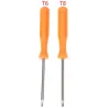 Jeu de tournevis - torx T6 / T8 - pour Xbox 360 / PS3 / PS4 - réparation - outil d'ouverture