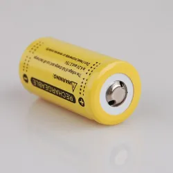 3,7V 1200mAh - CR123A/16340 li-ion batteri - oppladbart - 2 stk.