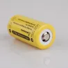 3,7V 1200mAh - CR123A/16340 li-ion batteri - laddningsbart - 2 st