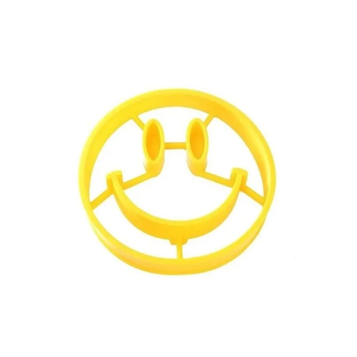 Moldeadores de huevosMolde de huevo de silicona - panqueque - cara sonriente
