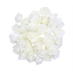 Rose artificiali - in schiuma - per la decorazione - 3 cm