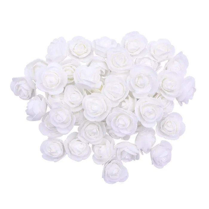 Rose artificiali - in schiuma - per la decorazione - 3 cm