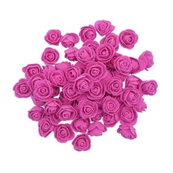 Rose artificiali - in schiuma - per la decorazione - 3 cm