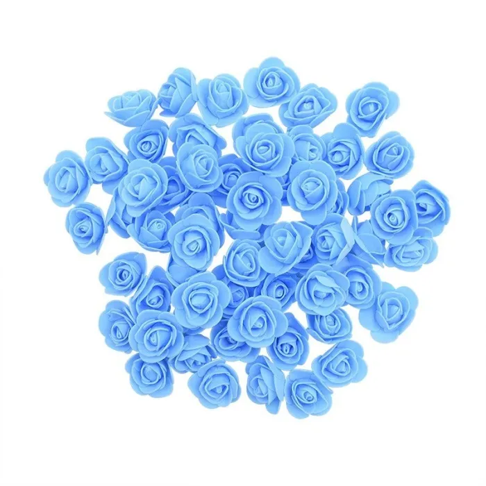 Rose artificiali - in schiuma - per la decorazione - 3 cm