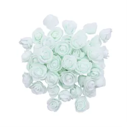 Rose artificiali - in schiuma - per la decorazione - 3 cm