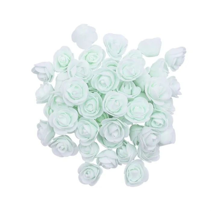 Rose artificiali - in schiuma - per la decorazione - 3 cm