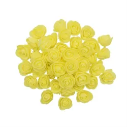 Rose artificiali - in schiuma - per la decorazione - 3 cm