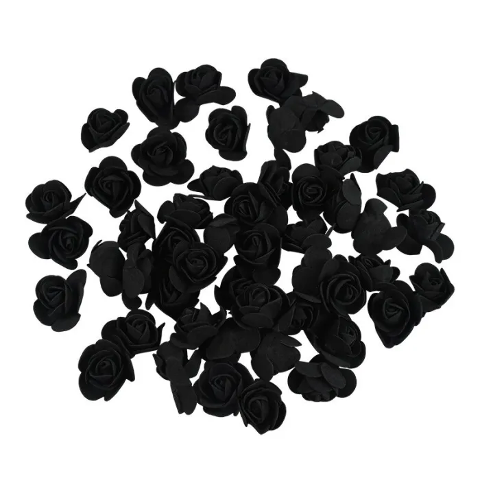 Konstgjorda rosor - gjorda av skum - för dekoration - 3 cm