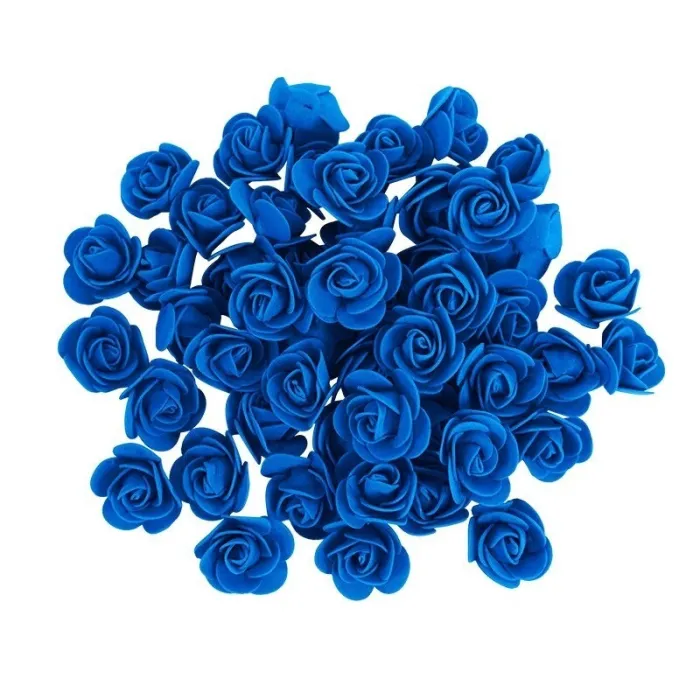 Rose artificiali - in schiuma - per la decorazione - 3 cm