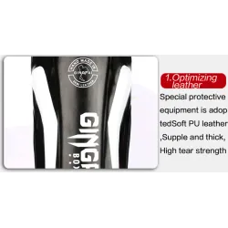 Boxing shin guards - leg / ankle / feet protectors - leatherEquipment