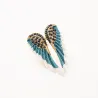Krystal englevinger broche