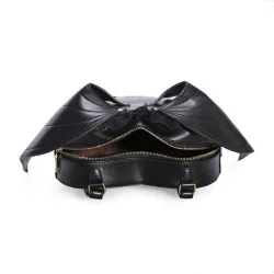 MochilasMochila de cuero negra - estilo punk - con alas de murciélago