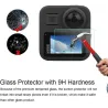 Silikonlinsskydd - skärmskydd i härdat glas - för GoPro Max