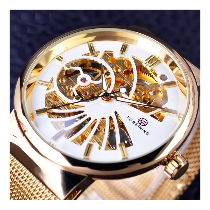 FORSING - montre mécanique de luxe - étanche - design squelette