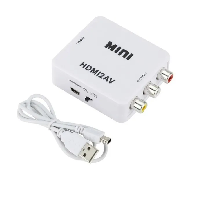 Convertitore video e audio da HDMI ad AV - HDMI2AV - adattatore - inverter