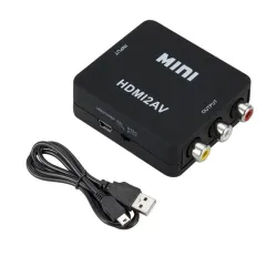 VideoConversor de vídeo y audio HDMI a AV - HDMI2AV - adaptador - inversor