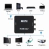 HDMI til AV video- og lydkonverter - HDMI2AV - adapter - omformer