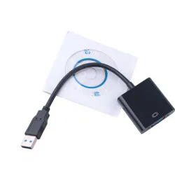USB 3 til VGA-adapter - kabel - 1080p - skjermtilkobling