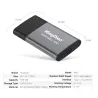 KingDian - SSD externe - USB3.0 - type-C - 120Go - 250Go - 500Go - 1To - 2To