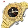 NAVIFORCE - montre de sport pour homme - numérique - Quartz - étanche - acier inoxydable