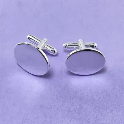 Oval buttons cufflinksCufflinks
