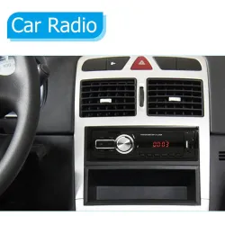 Autoradio Bluetooth - 1 DIN - USB - RCA - FM - MP3 - AUX - avec télécommande