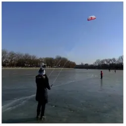 Red flame - sports beach kite - 200cmKites