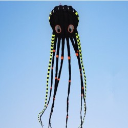 Sportsstranddrage - oppblåsbar - sammenleggbar - stripet blekksprut - 8M
