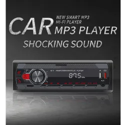 Autoradio - 1 Din - Bluetooth - AUX - USB - télécommande