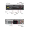 Autoradio - 1 Din - Bluetooth - AUX - USB - télécommande